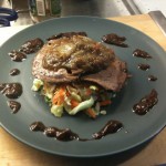 Roast Beef with Chocolate-Orange sauce