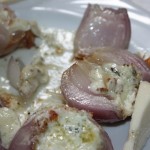 Onions stuffed with cheese by Dimitris