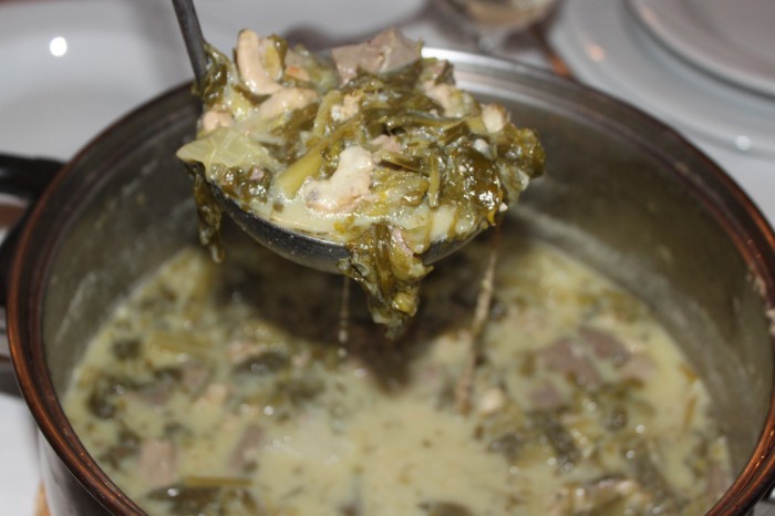 Magiritsa - the Greek Easter soup with intestines